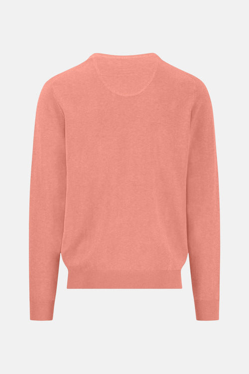 Trui met V-hals PEACH - FYNCH-HATTON
