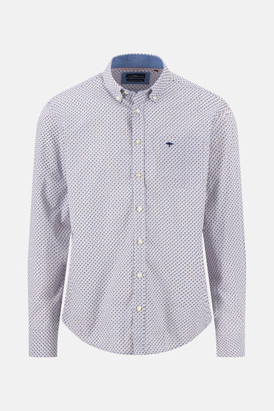 Chemise à manches longues multicolore de FYNCH-HATTON, à motif, avec manches longues et boutons.