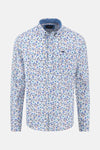 Chemise à manches longues multicolore de FYNCH-HATTON avec imprimé floral et col boutonné.