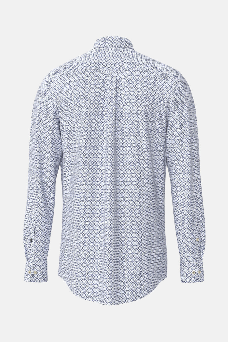 Multikleurig overhemd met lange mouwen van FYNCH-HATTON met een all-over ruitpatroon.