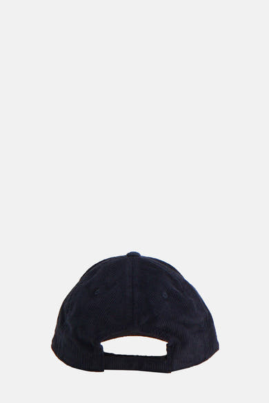 Casquette bleu marine en velours côtelé de FYNCH-HATTON, vue arrière.
