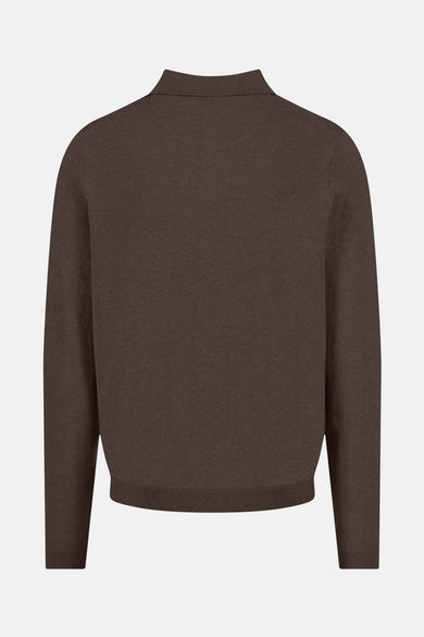Pull à col roulé - brun