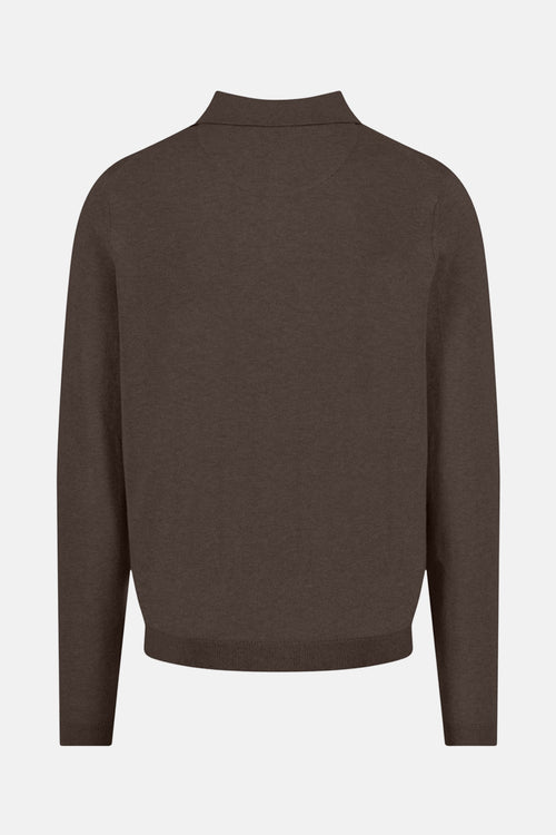 Pull à col roulé - brun