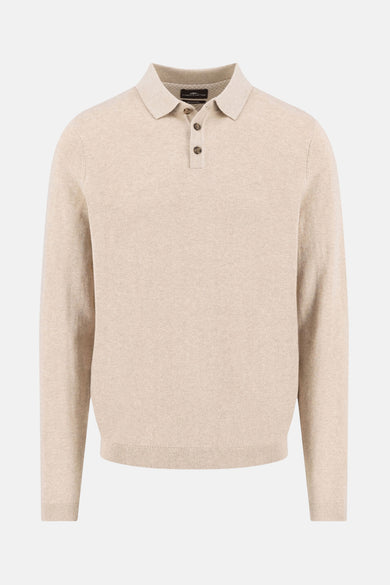 Pull à col roulé - beige