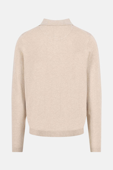 Pull met rolkraag - beige