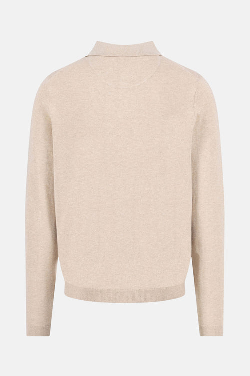 Pull met rolkraag - beige
