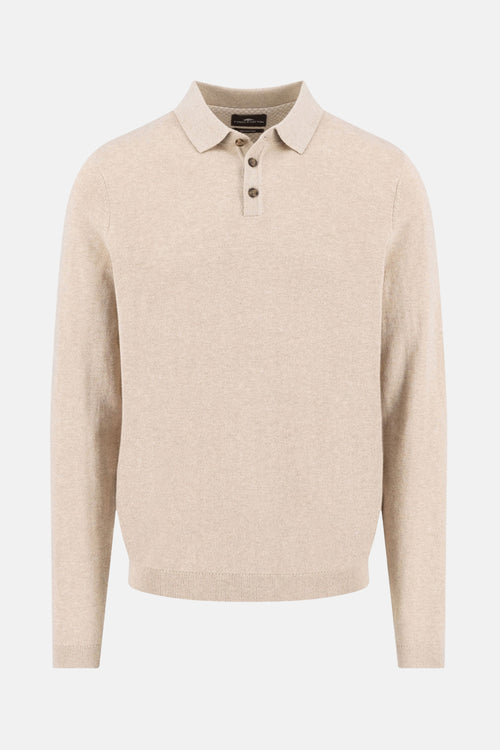 Pull met rolkraag - beige