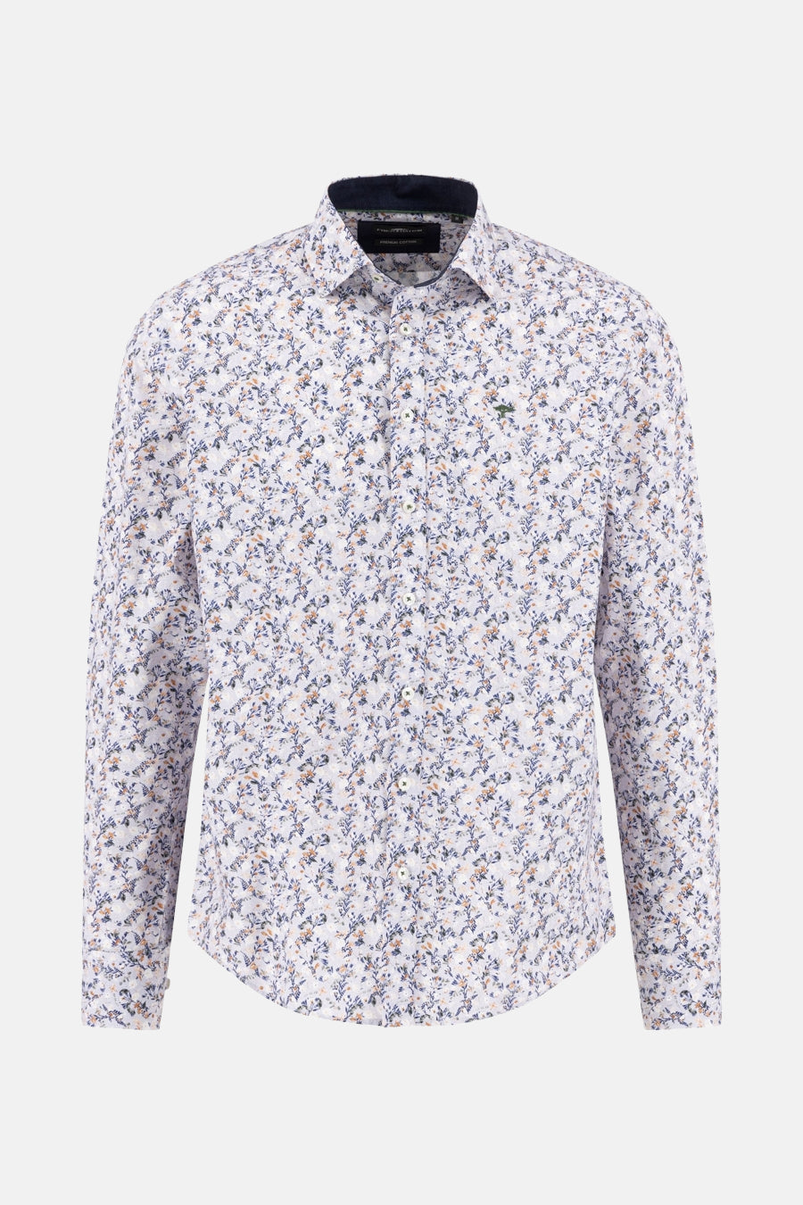 Multikleuren overhemd met lange mouwen van FYNCH-HATTON met all-over bloemenprint.
