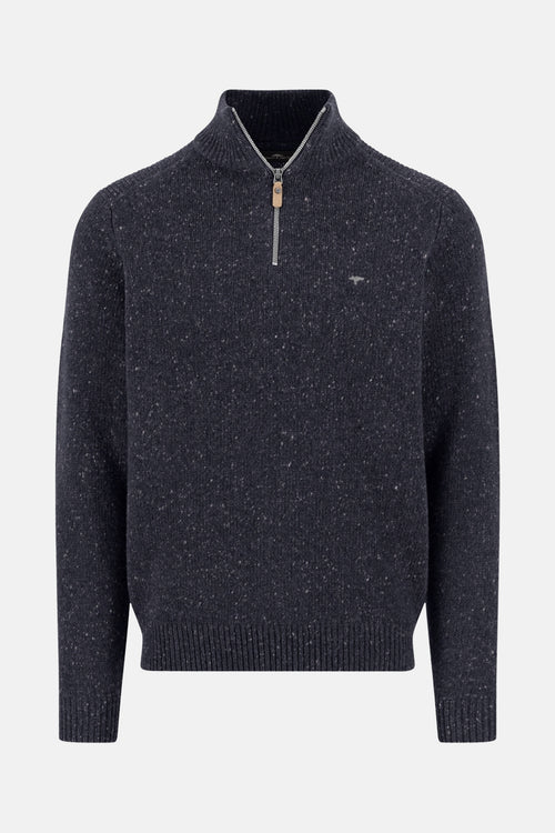 Trui met rolkraag blauw - FYNCH-HATTON