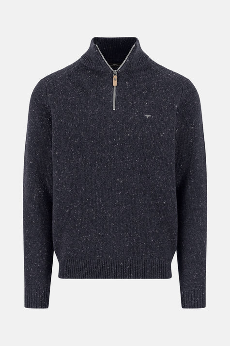 Trui met rolkraag blauw - FYNCH-HATTON