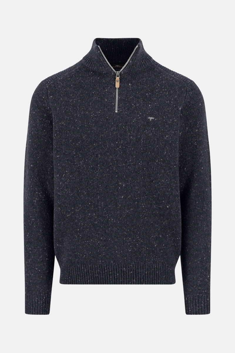Trui met rolkraag blauw - FYNCH-HATTON