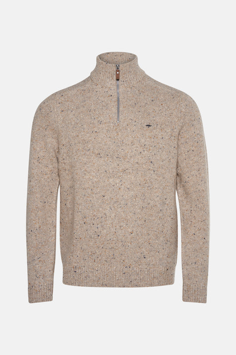 Pull met rolkraag - ecru