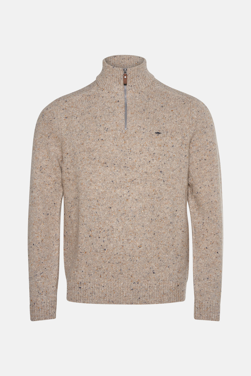 Pull met rolkraag - ecru