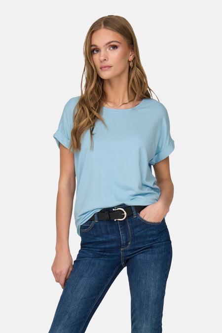 T-shirt met korte mouwen - blauw