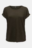 T-shirt à manches courtes - brun