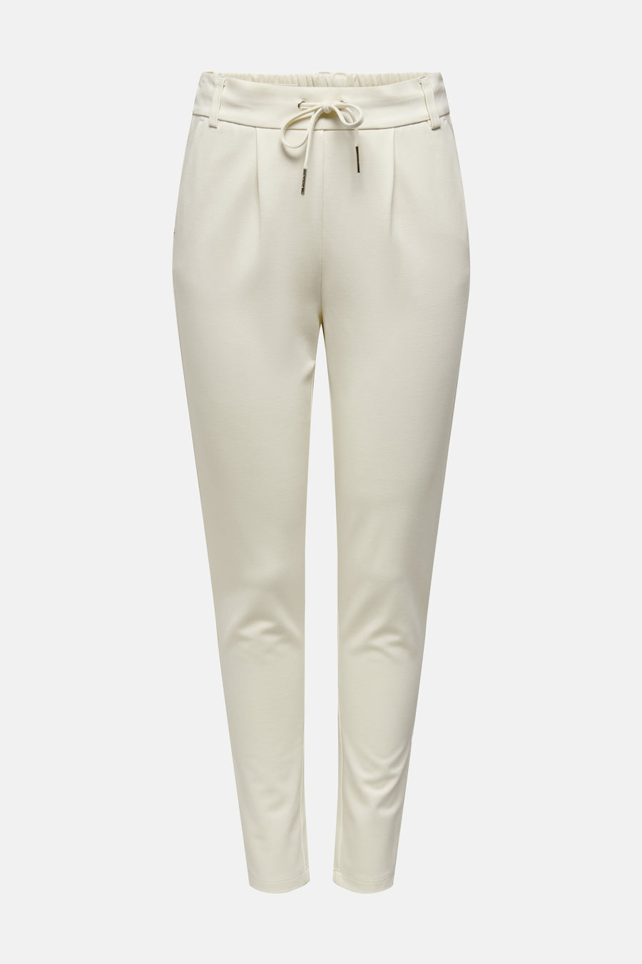 Ecru chino van ONLY® met trekkoord in de taille en plooien aan de voorkant.