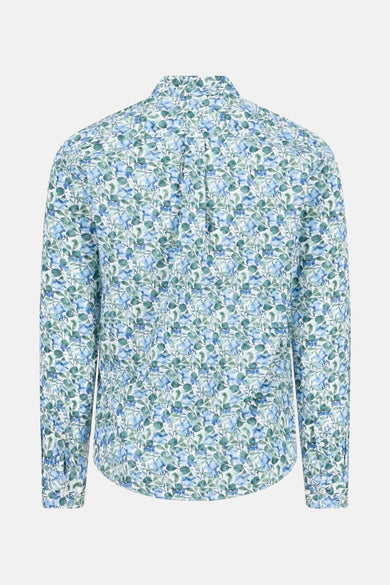 Chemise à manches longues multicolore de FYNCH-HATTON, avec un motif floral sur l'ensemble.