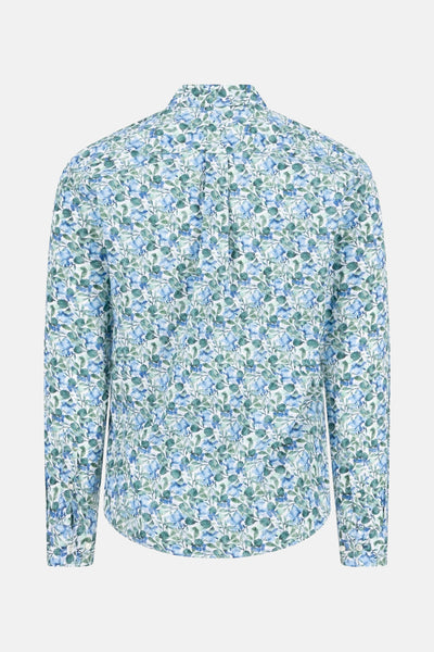 Chemise à manches longues multicolore de FYNCH-HATTON, avec un motif floral sur l'ensemble.