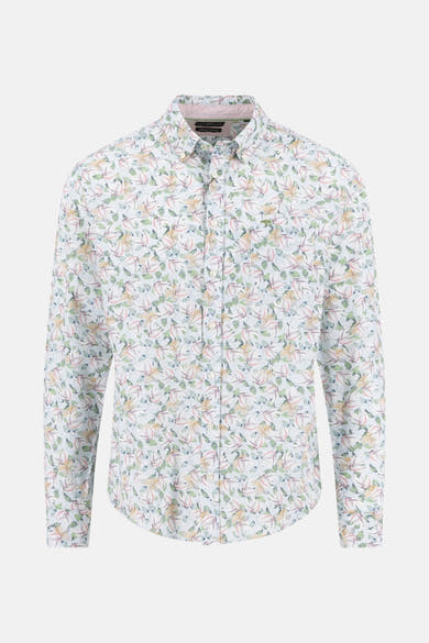 Chemise à manches longues imprimée de FYNCH-HATTON, à motif floral multicolore.