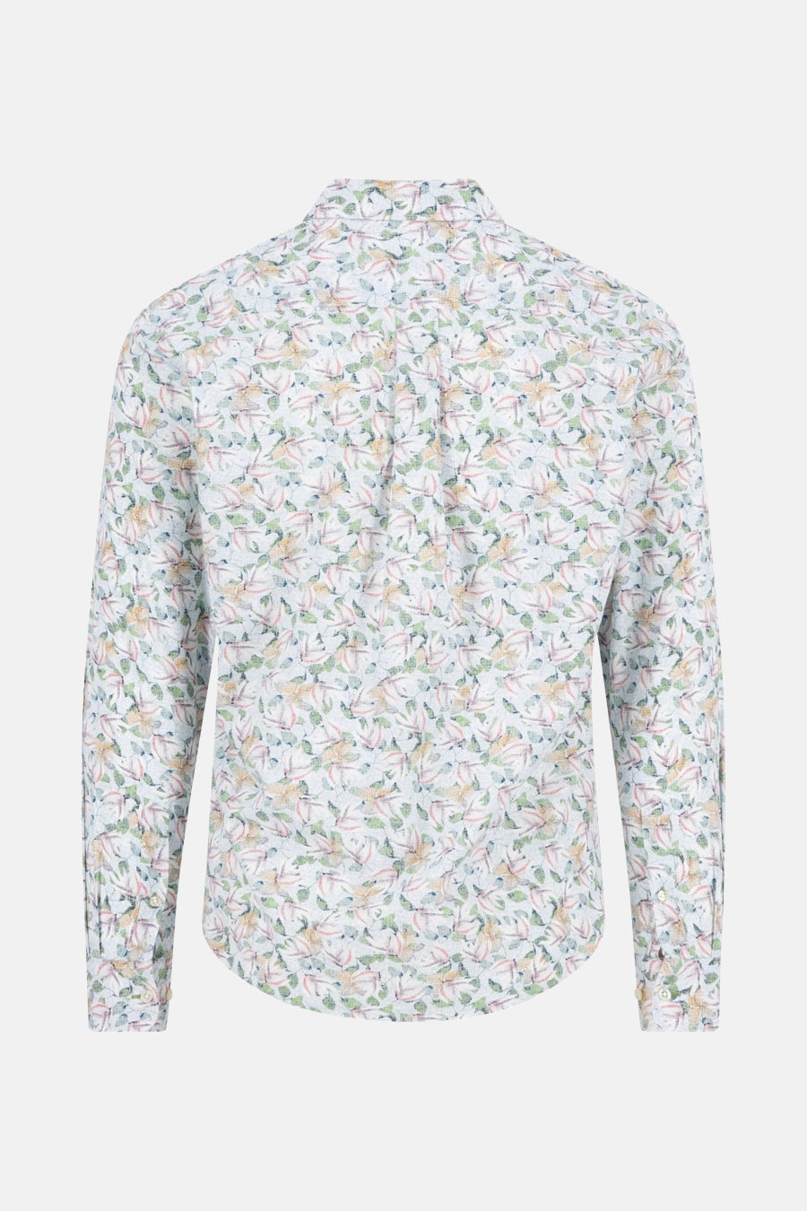 Chemise à manches longues rouge de FYNCH-HATTON avec motif fleuri.