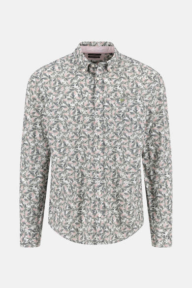 Chemise à manches longues multicolore de FYNCH-HATTON avec motif de feuilles.