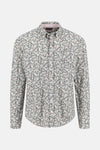 Chemise à manches longues multicolore de FYNCH-HATTON avec motif de feuilles.