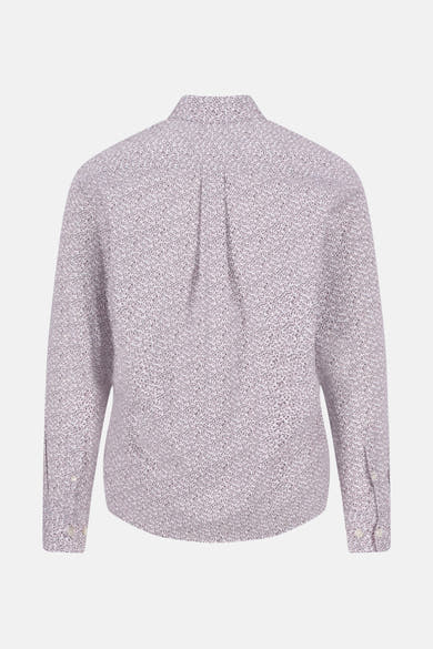 Chemise à manches longues rose de FYNCH-HATTON, avec un motif floral et une coupe classique.