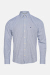 Multikleuren overhemd met lange mouwen van FYNCH-HATTON met all-over print, achterzijde.