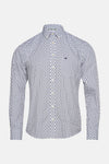 Chemise à manches longues multicolore de FYNCH-HATTON avec motif à pois discrets.