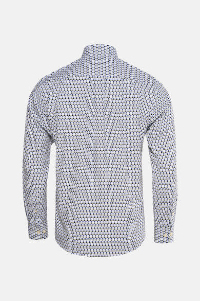 Chemise à manches longues multicolore de FYNCH-HATTON avec un motif à carreaux.