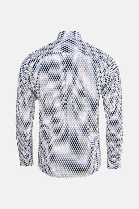 Chemise à manches longues multicolore de FYNCH-HATTON avec un motif à carreaux.