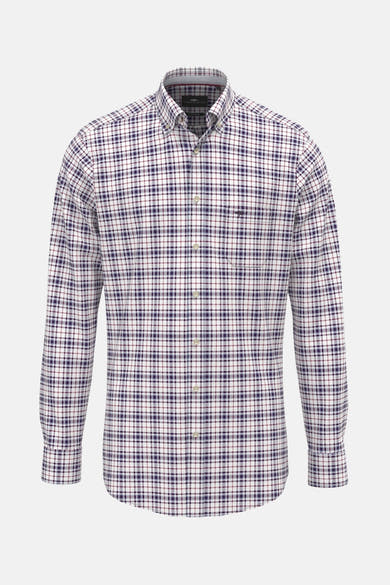 Chemise à manches longues multicolore de FYNCH-HATTON avec un motif à carreaux classique.