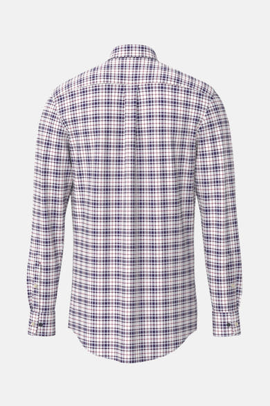 Chemise à manches longues multicolore de FYNCH-HATTON, à motif à carreaux.