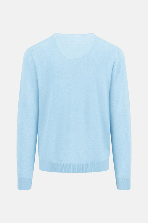 Trui met V-hals Blauw - FYNCH-HATTON