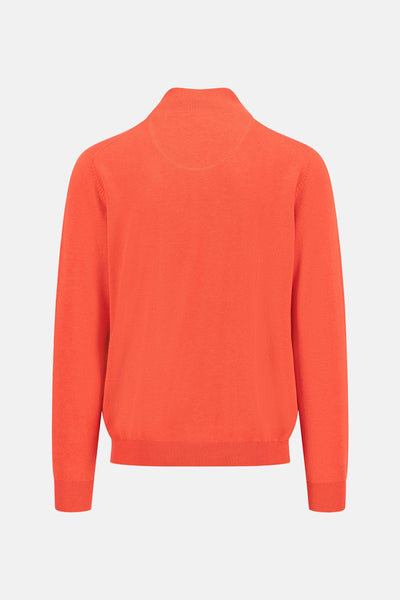 Pull à col roulé rouge de FYNCH-HATTON, vue arrière.