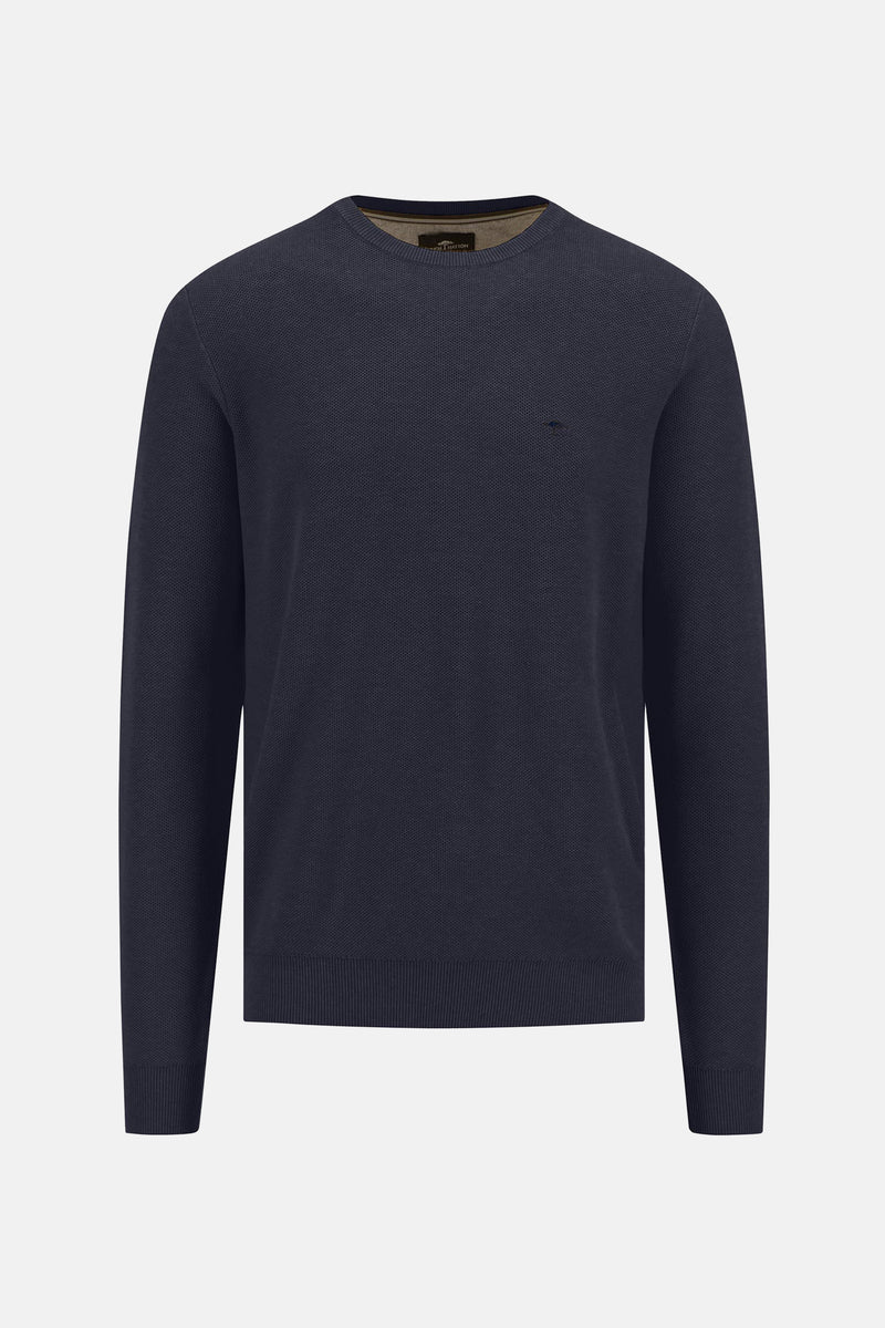 Trui met ronde hals Blauw - FYNCH-HATTON