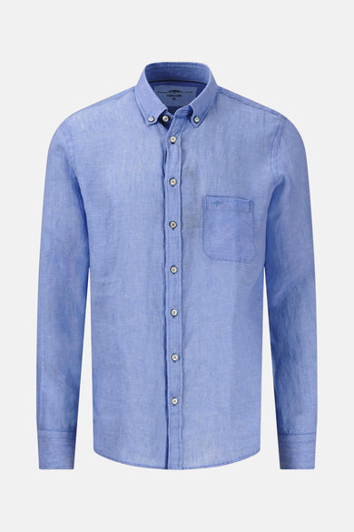 Hemd met lange mouwen - blauw