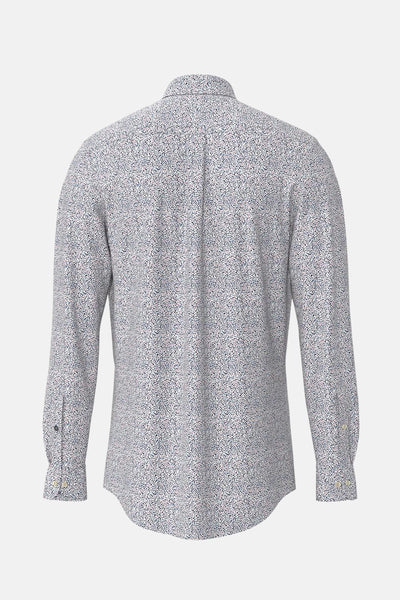 Multicoloree-shirt met FYNCH-HATTON met een gedrukt patroon op de gehele text.
