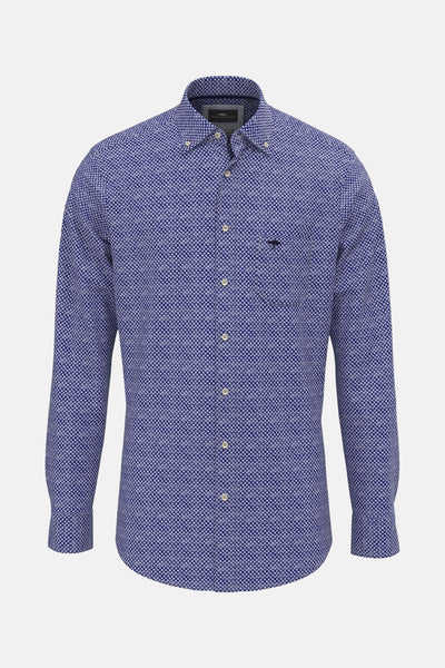 Hemd (lange mouwen) Blauw - Fynch-Hatton
