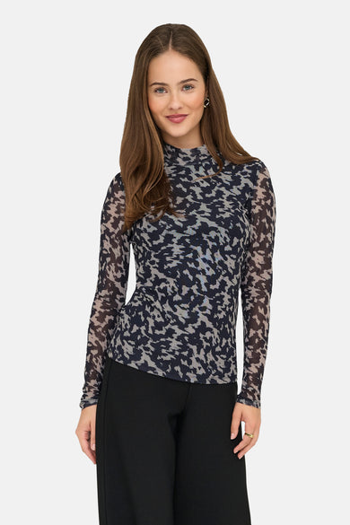Pull à col roulé - multicolore