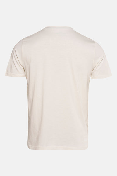 T-shirt à manches courtes blanc de FYNCH-HATTON, vu de dos, sur fond uni.