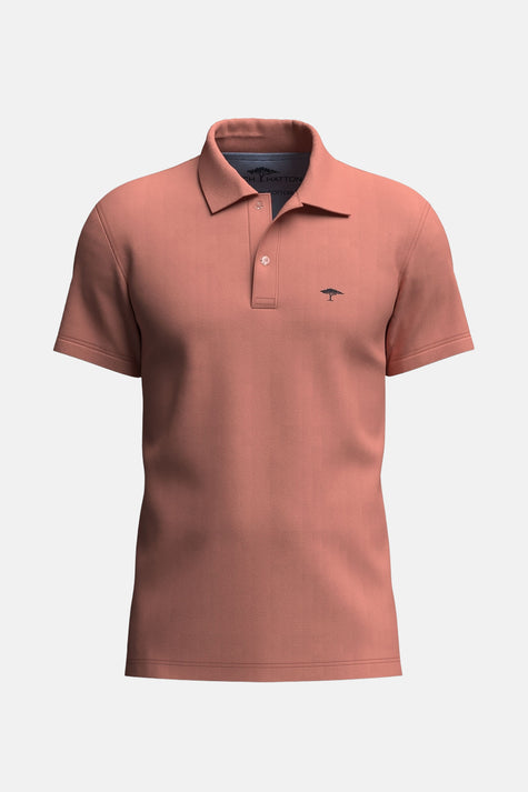 Polo met korte mouwen - peach