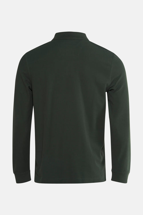 Polo met lange mouwen - green