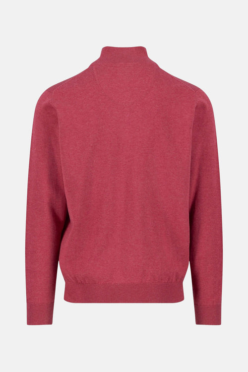 Pull met ronde hals - rood