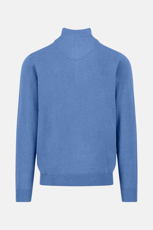 Pull à col rond - bleu