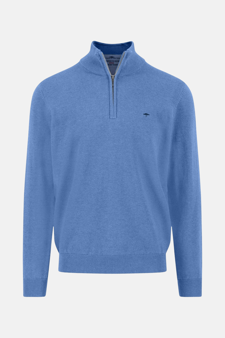 Pull met ronde hals - blauw