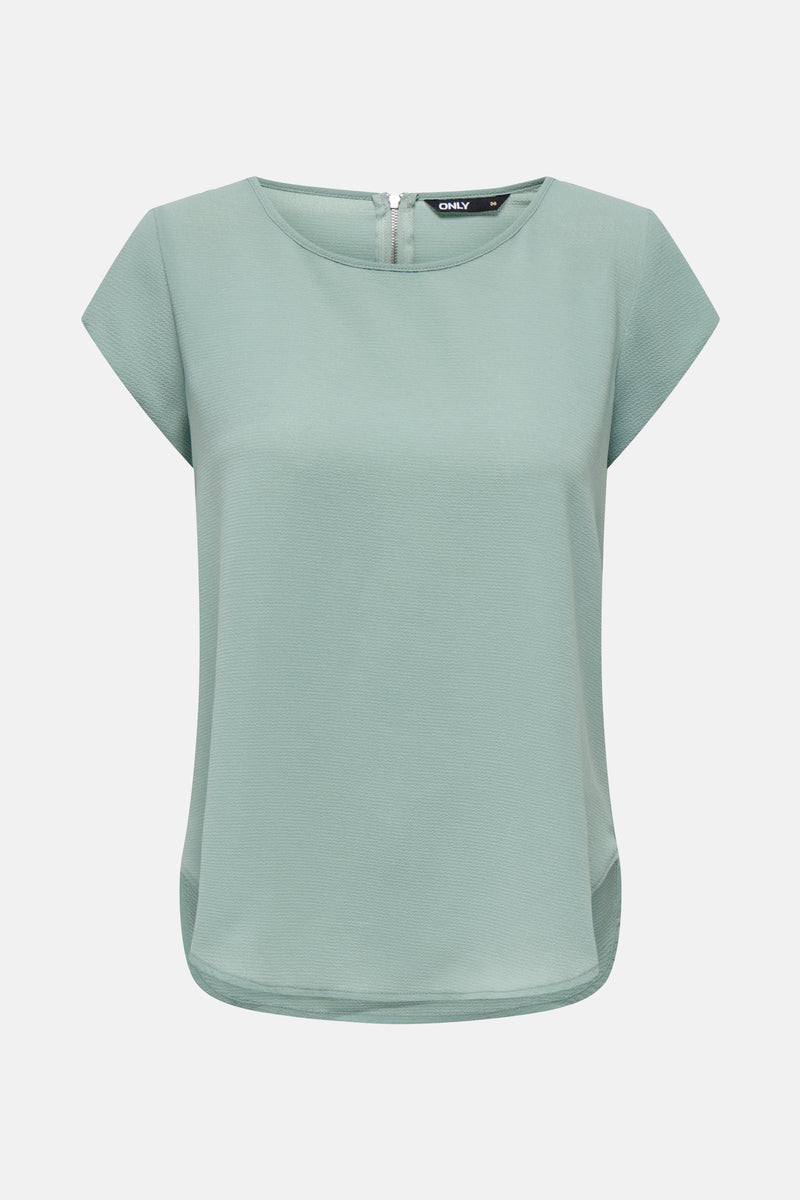 Blouse met korte mouwen - groen