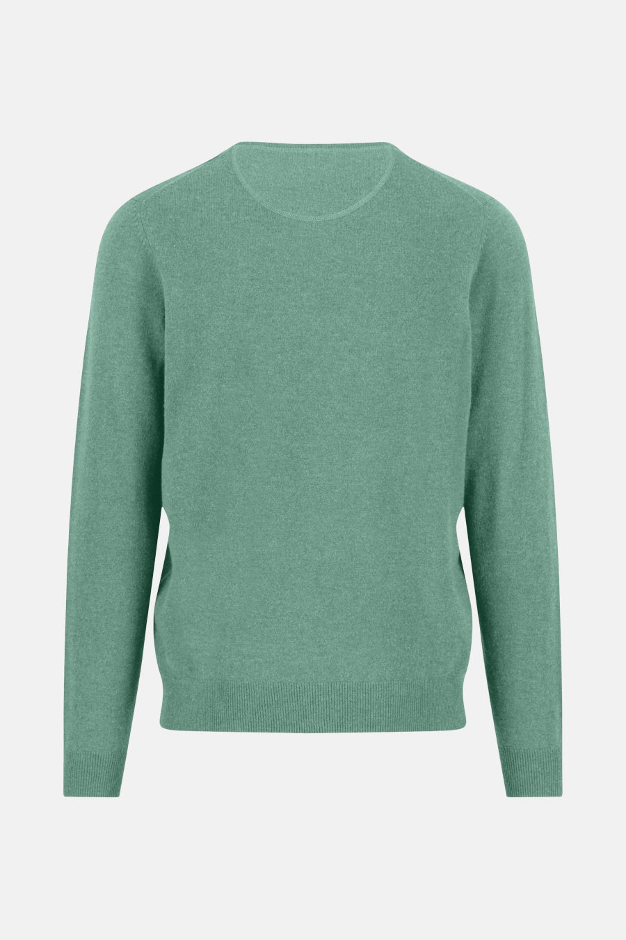Pull col V vert de FYNCH-HATTON, en maille fine et uniforme.
