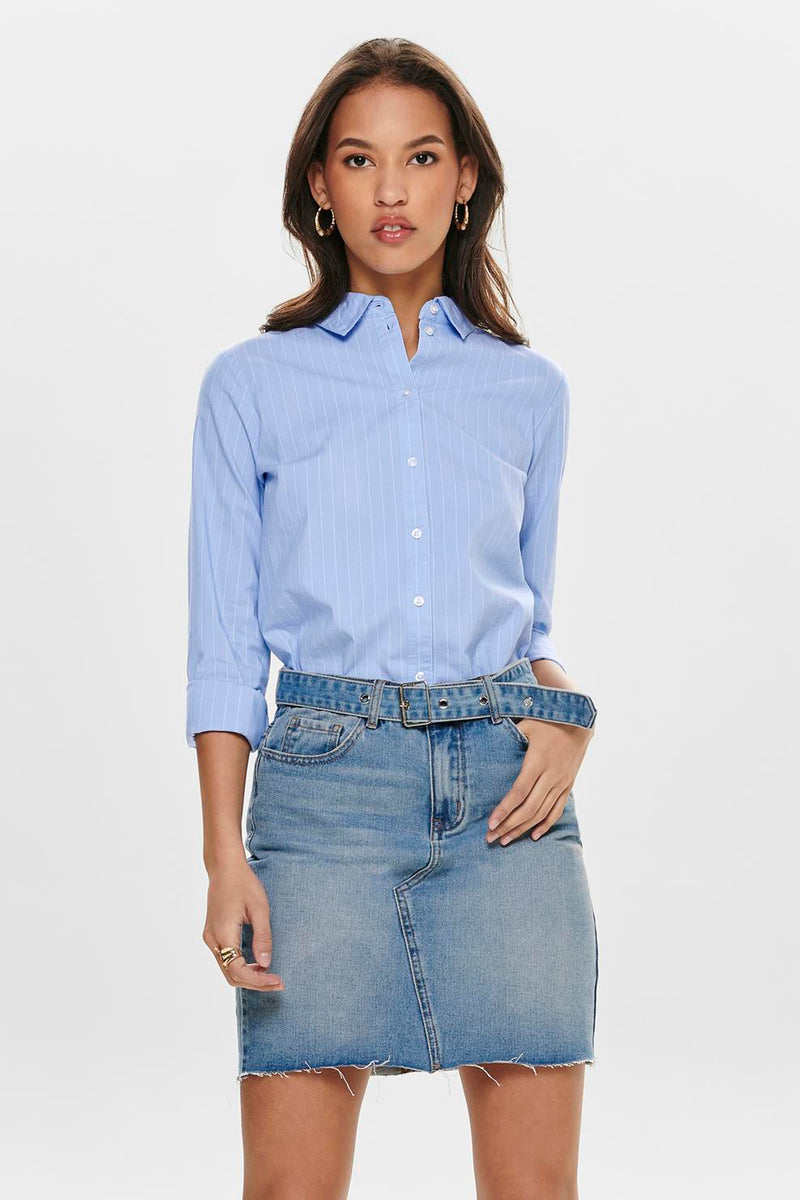 Hemd (lange mouwen) blauw - JDY