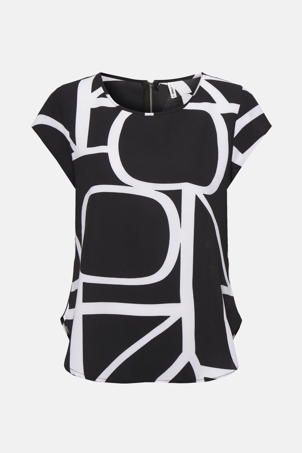 Blouse à manches courtes - noir